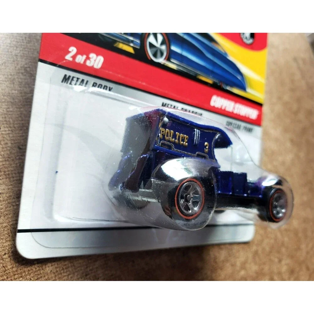 2009 Hot Wheels COPPER STOPPER Spectraflame Dark Blue CLASSICS SERIES 5 #2/30 RL